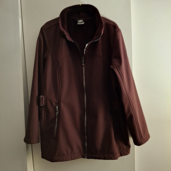 ZeroXposur Women's Dark Burgundy Utility Jacket - Picture 1 of 9